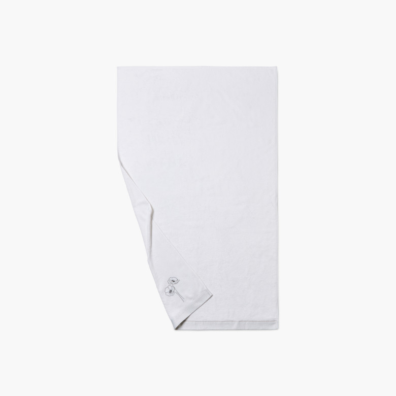 Drap de bain coton et viscose de bambou Ephelia blanc