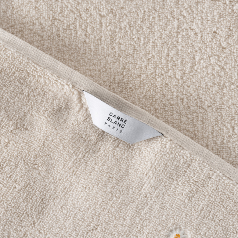 Serviette invité coton Zéphire dune marguerite
