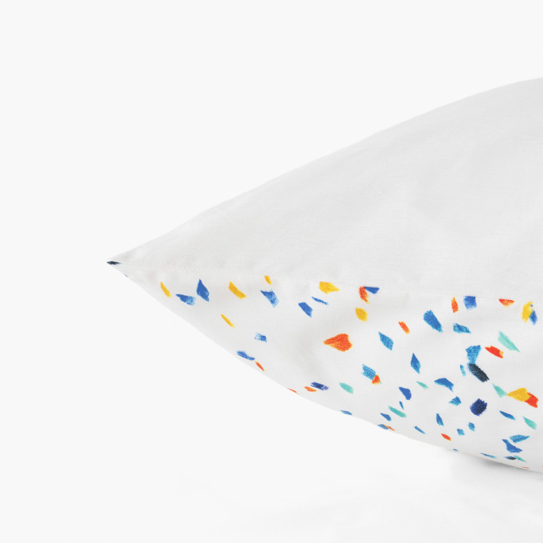 Taie d'oreiller rectangulaire coton bio Tadam enfant