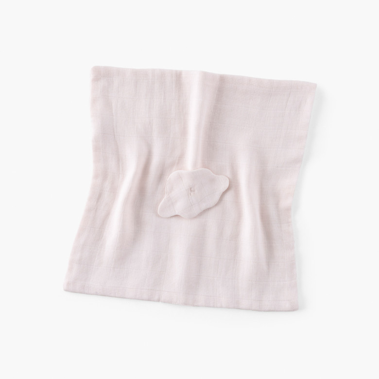 Doudou coton bio Bienvenue nude