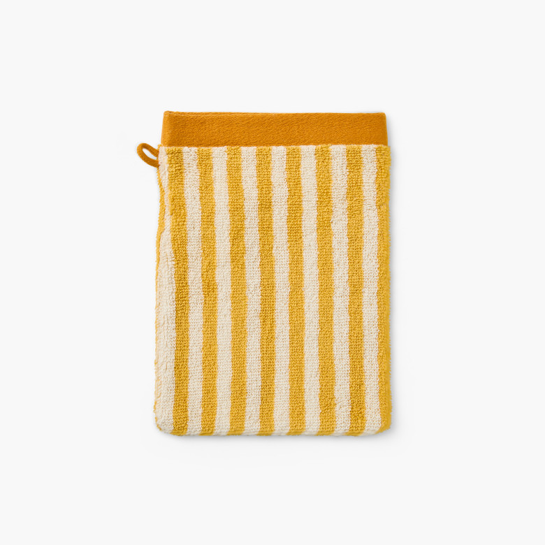 Gant de toilette coton Elie miel