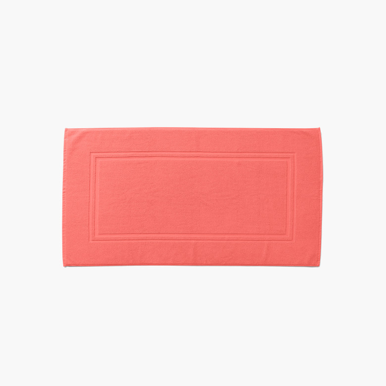 Tapis de bain coton Lola II corail