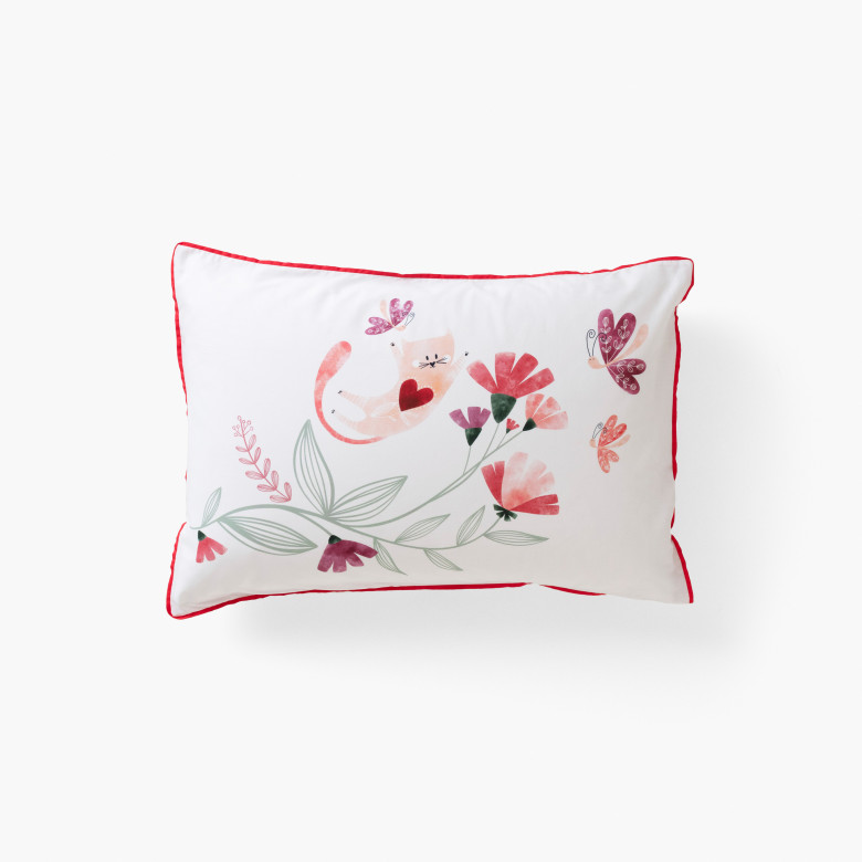 Taie d'oreiller rectangulaire pur coton bio Mes Rêves enfant