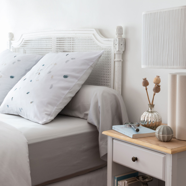 Taie de traversin satin de coton Equinoxe