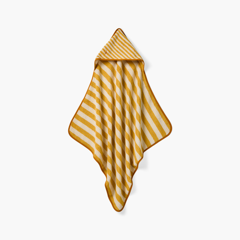 Cape de bain coton Elie miel