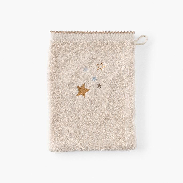 Gant de toilette coton bio Bienvenue naturel