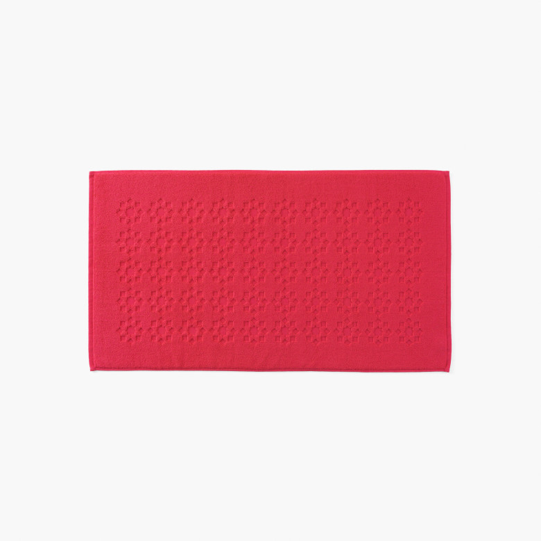 Tapis de bain coton Jardin M bougainvillier
