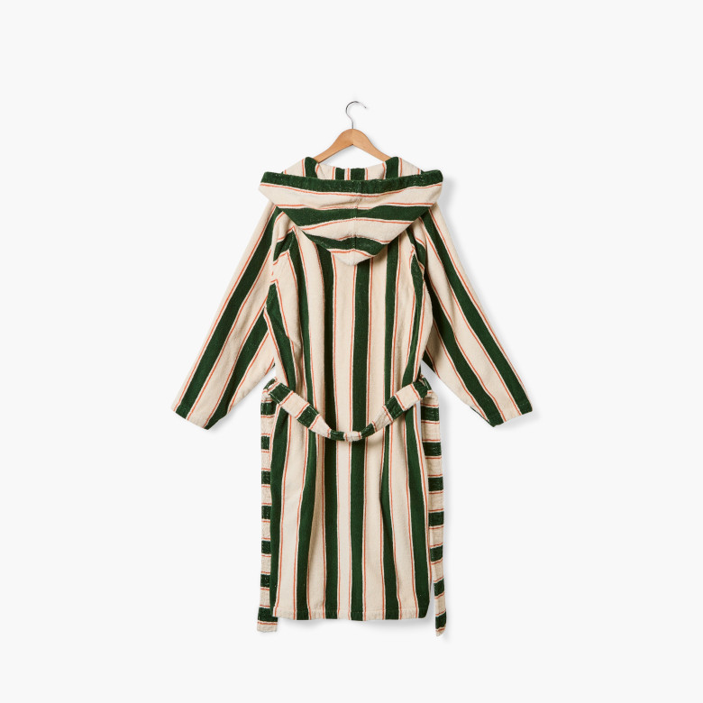 Peignoir mixte coton Lysiris vert