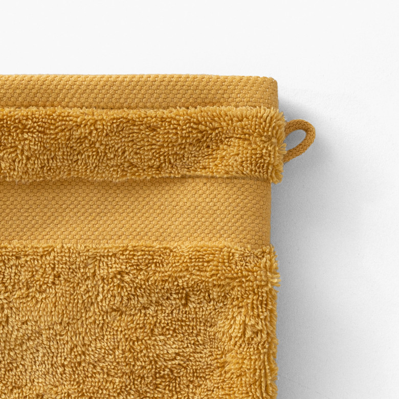 Gant de toilette coton Lola II miel