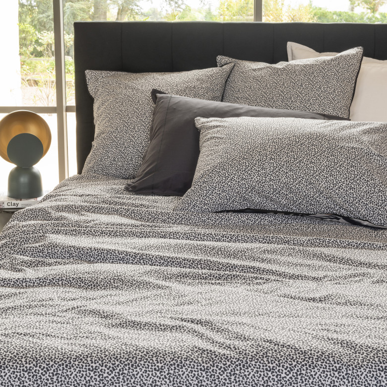 Housse de couette coton bio réversible Ysée