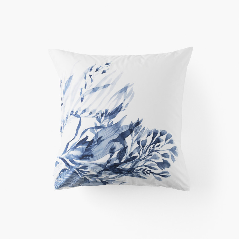 Taie d'oreiller carrée coton Demi Lune