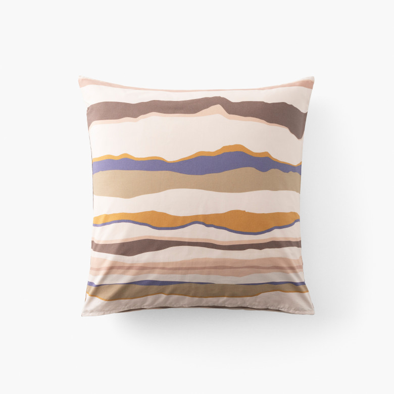 Taie d'oreiller carrée coton Sonora