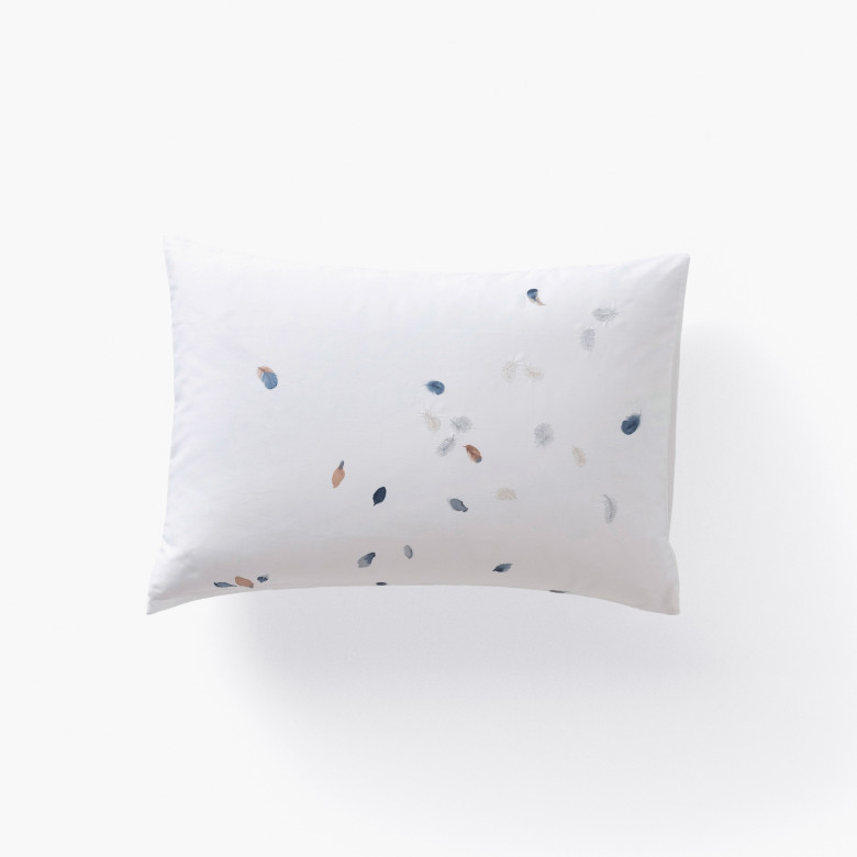 Taie d'oreiller rectangulaire satin de coton Equinoxe