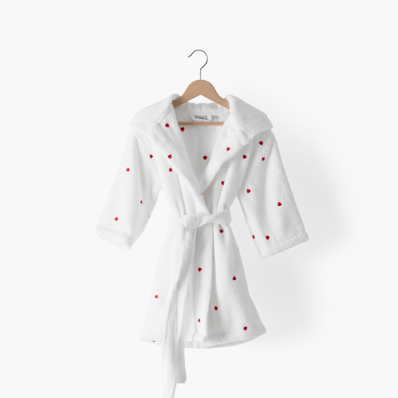 Peignoir enfant Adore Blanc