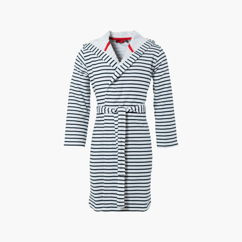 Peignoir homme coton et polyester à capuche Hauban
