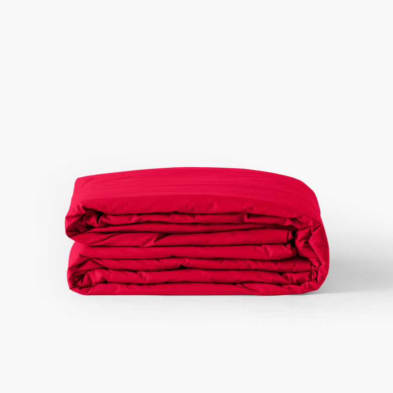 Housse de couette enfant percale de coton Neo grenadine