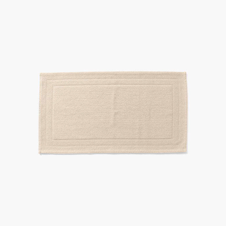 Tapis de bain bouclette de coton biologique Source naturel