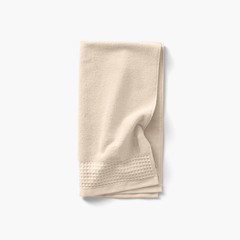 Serviette de toilette bouclette de coton biologique Source naturel