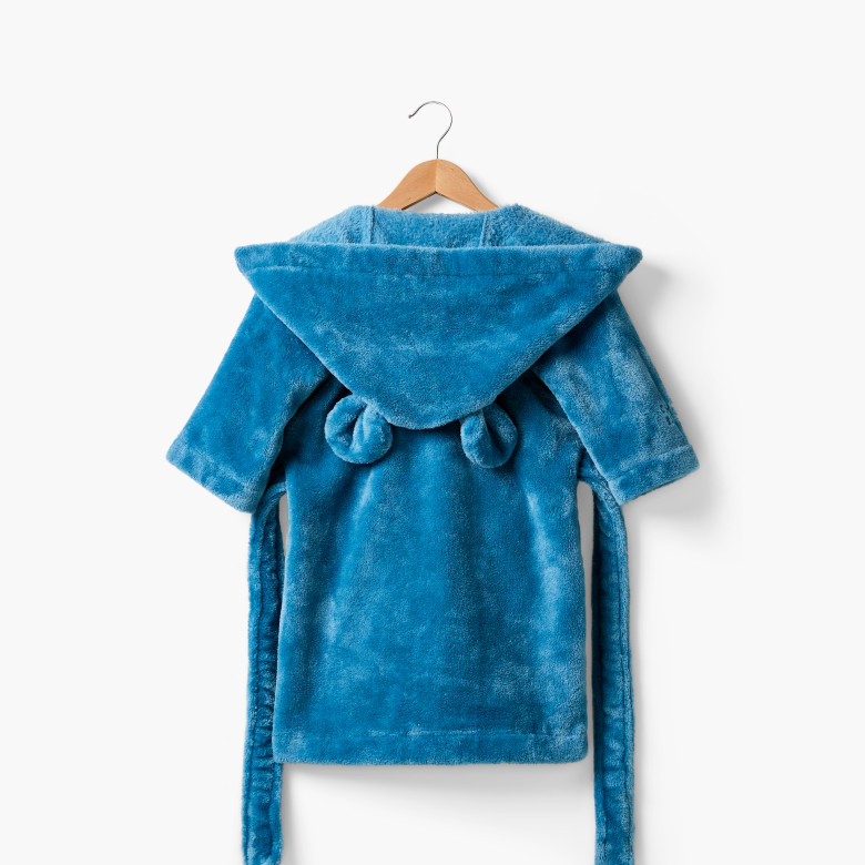 Robe de chambre enfant polaire Maé bleu celeste