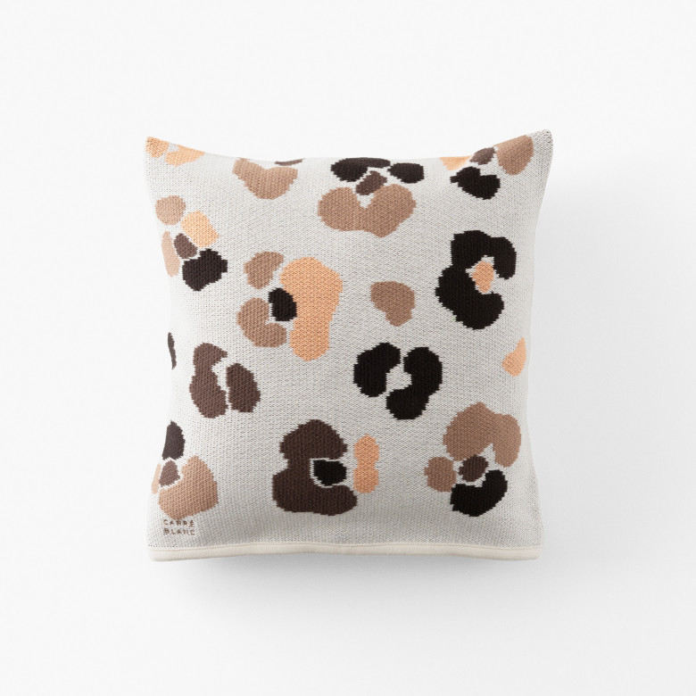 Housse de coussin coton Ysée ivoire