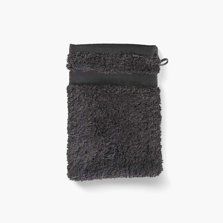 Gant de toilette coton Lola II anthracite