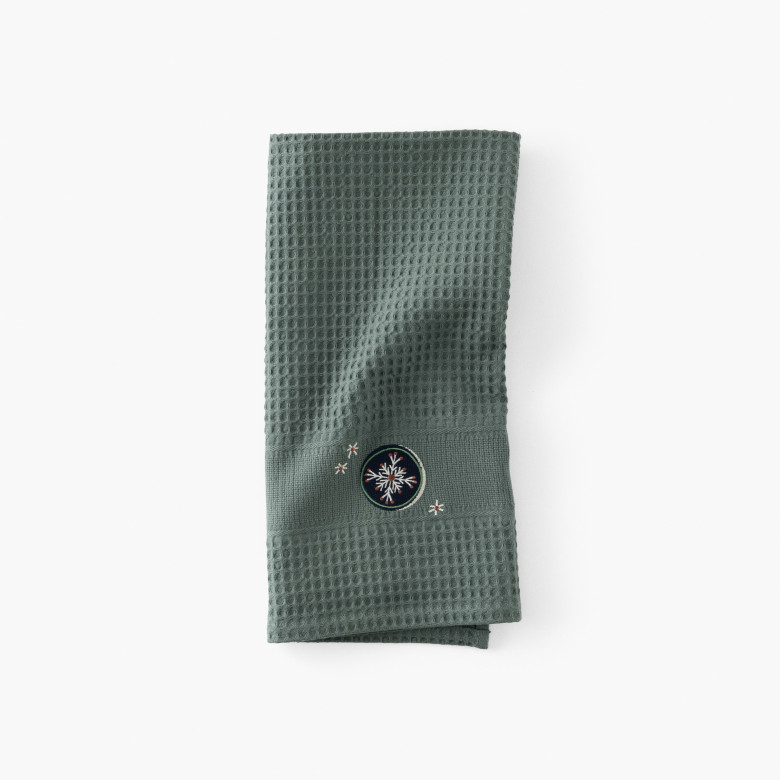 Torchon de cuisine coton Sweet vert sapin