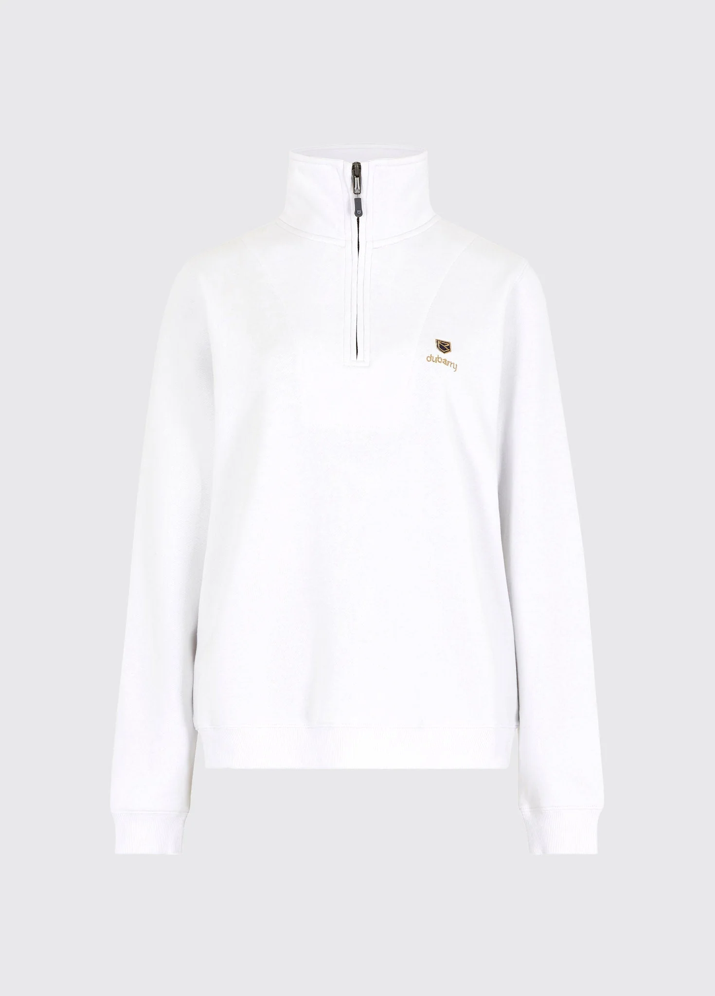 Castlemartyr Women's Quarter Zip Sweatshirt- White