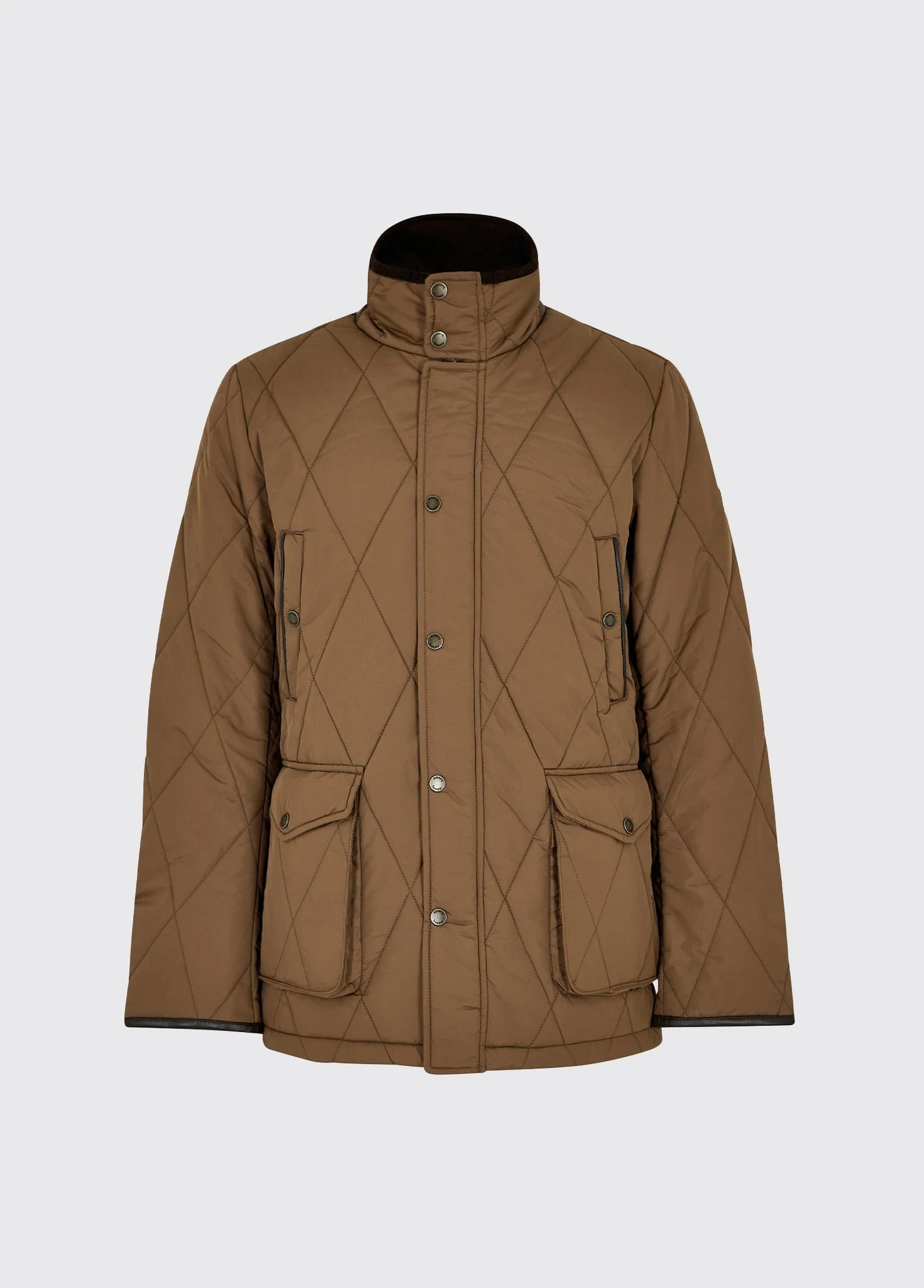 Farmley Men's Quilted Jacket - Bronze