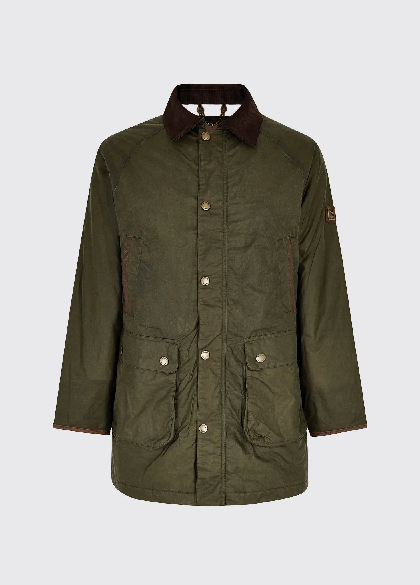 Brunswick Mens Waxed Cotton Jacket - Pine
