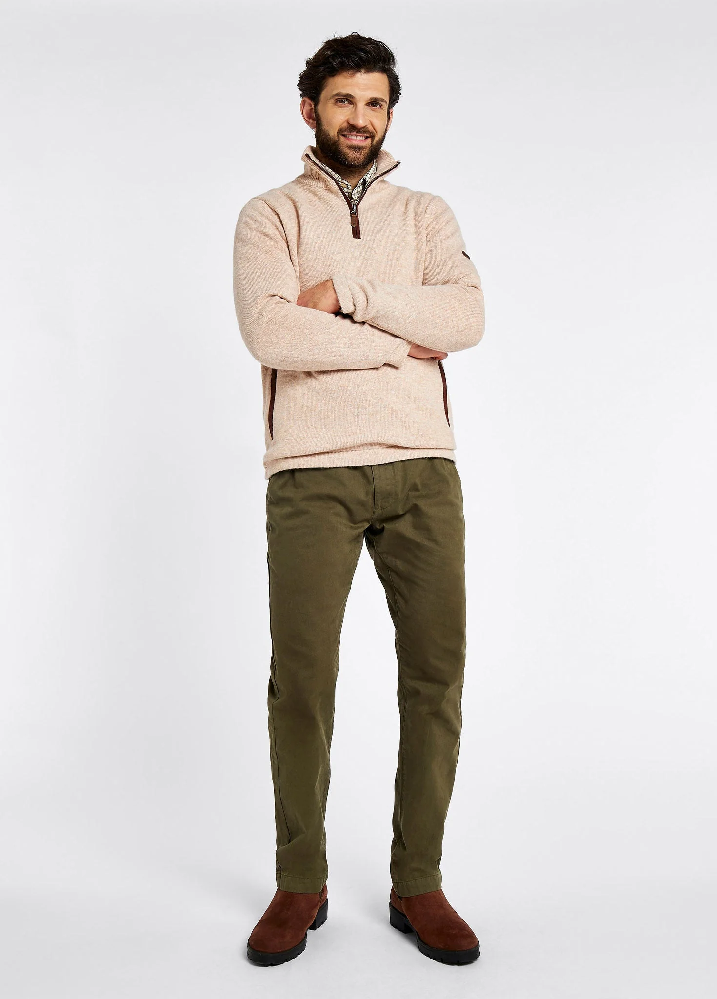 Feeney Men's Windproof Sweater - Oat