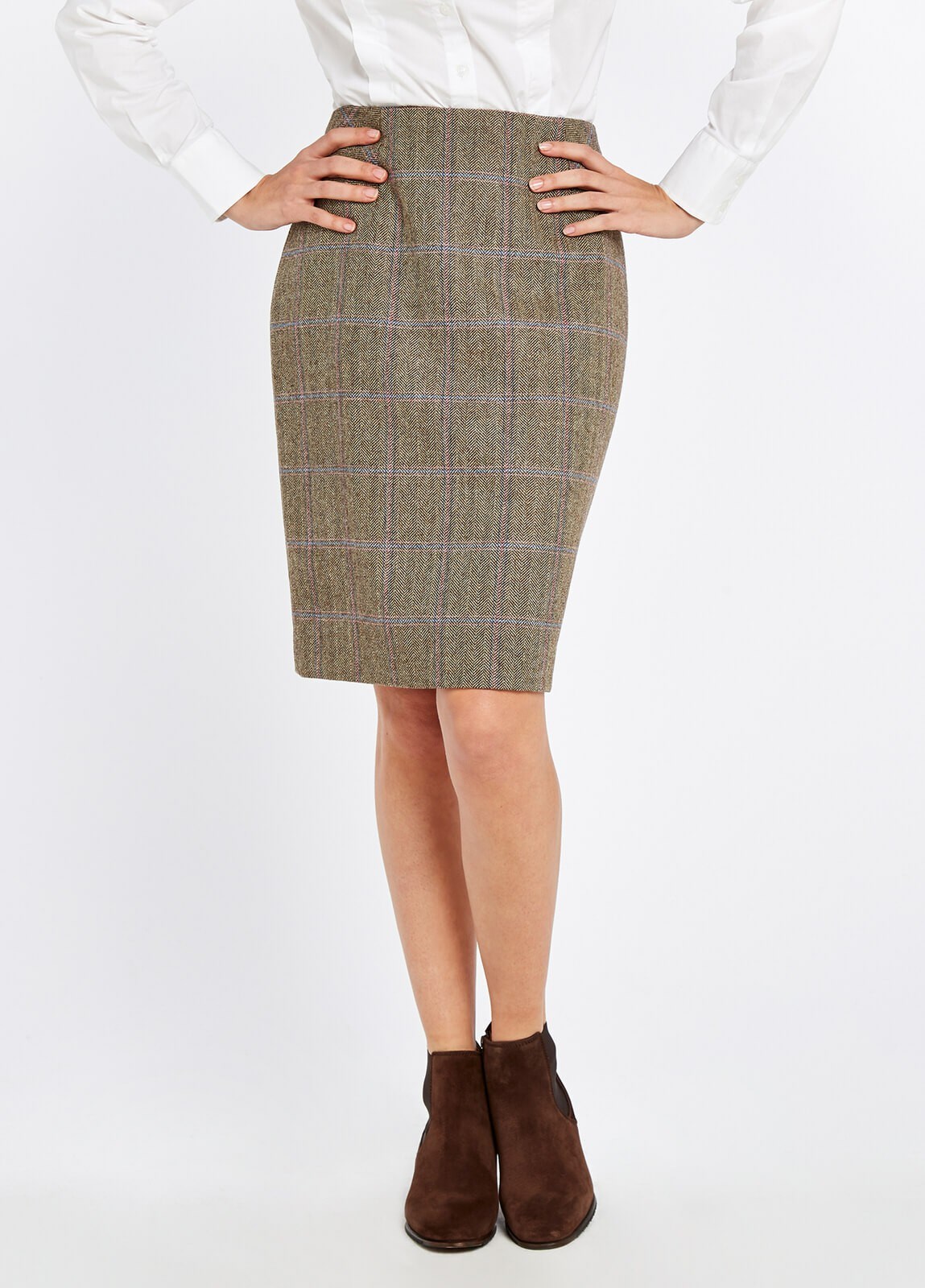 Dubarry Fern Tweed Women's Skirts Brown