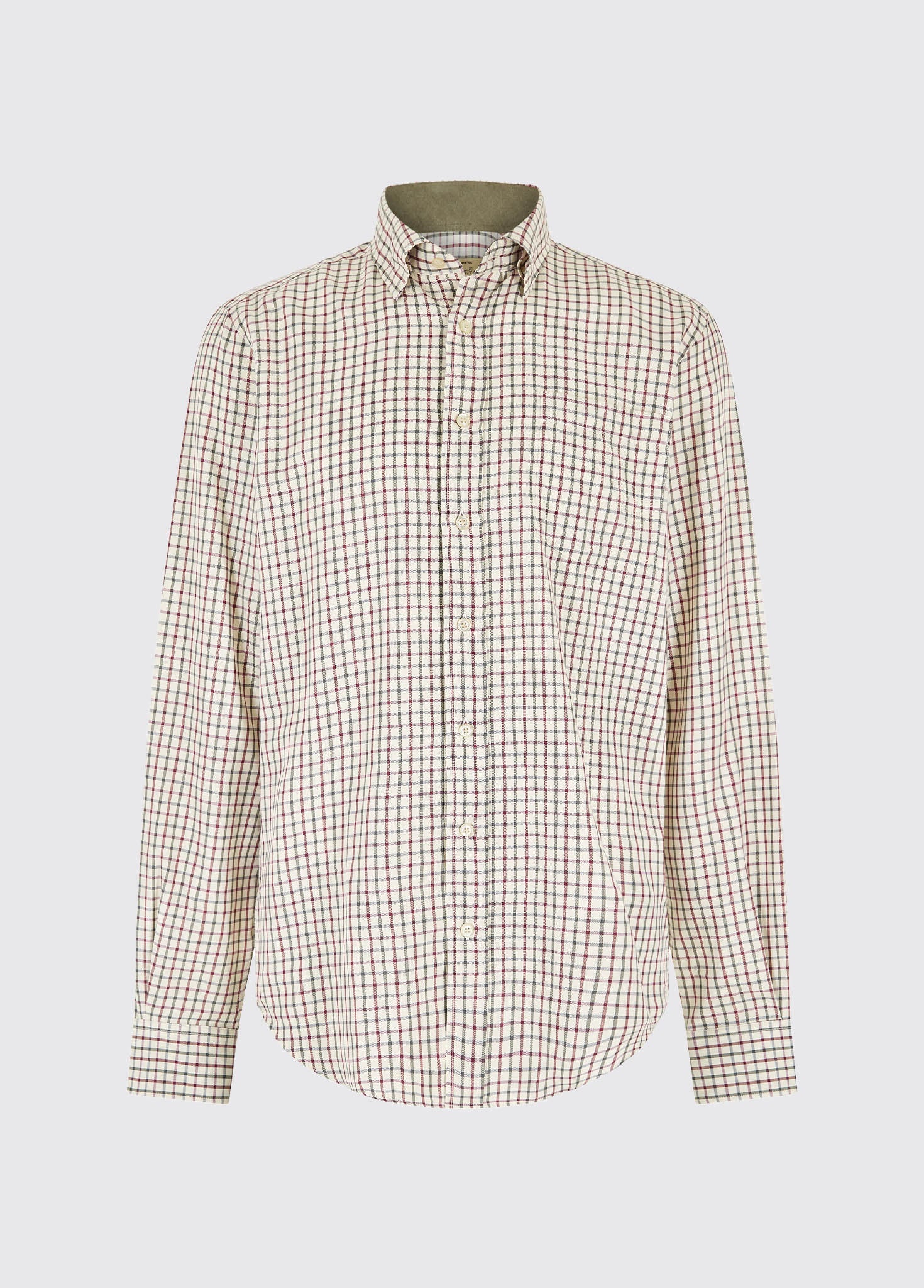 Connell Tattersall Check Shirt - Dark Pebble