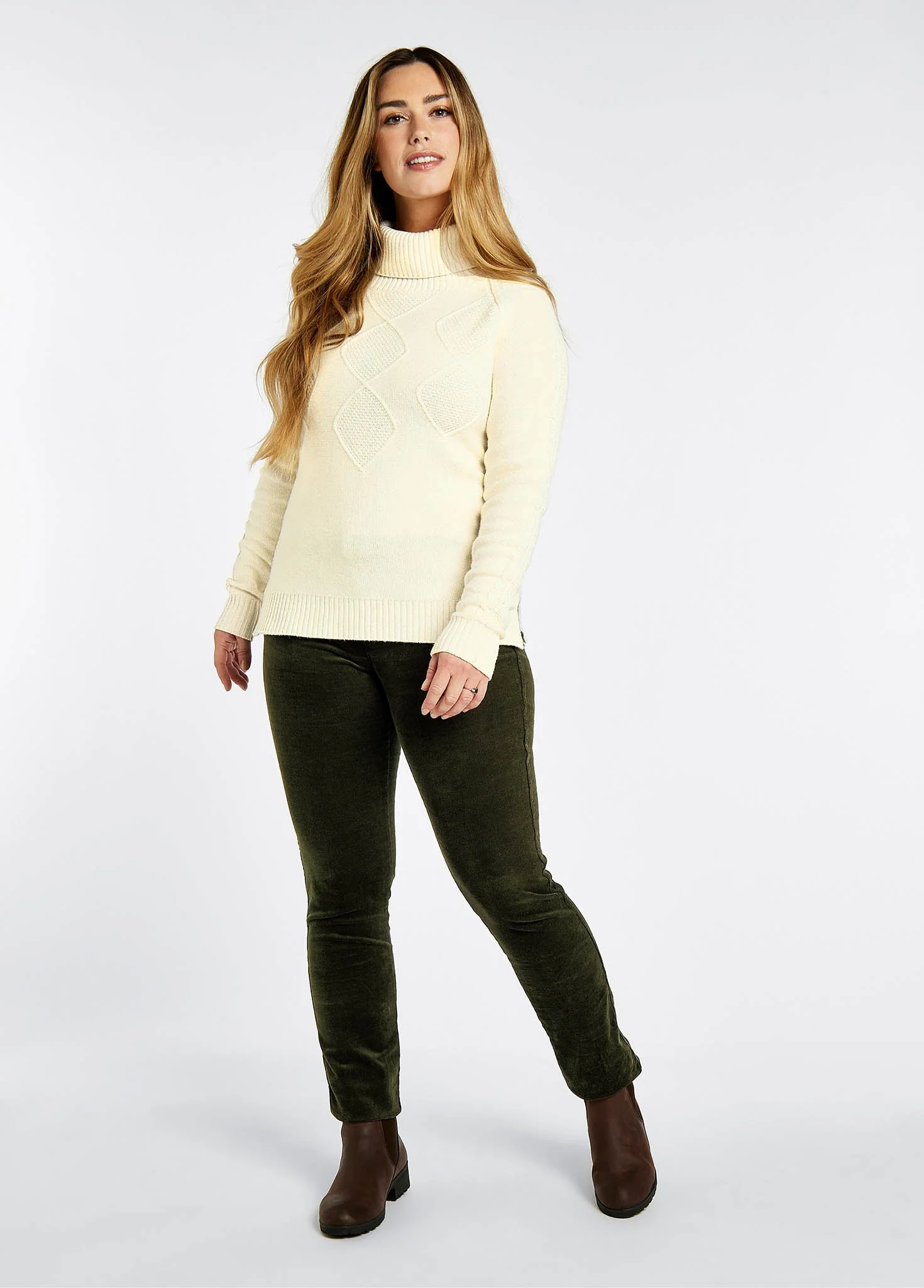 Honeysuckle Ladies' Jeans - Olive