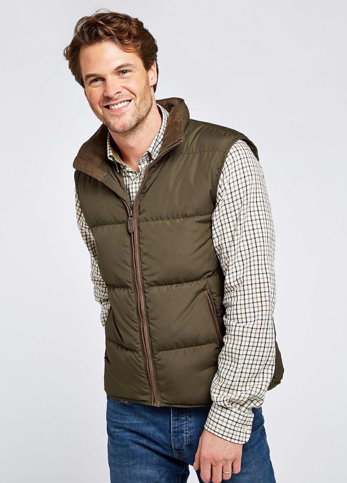 Dubarry Graystown Down Men's Vest Olive