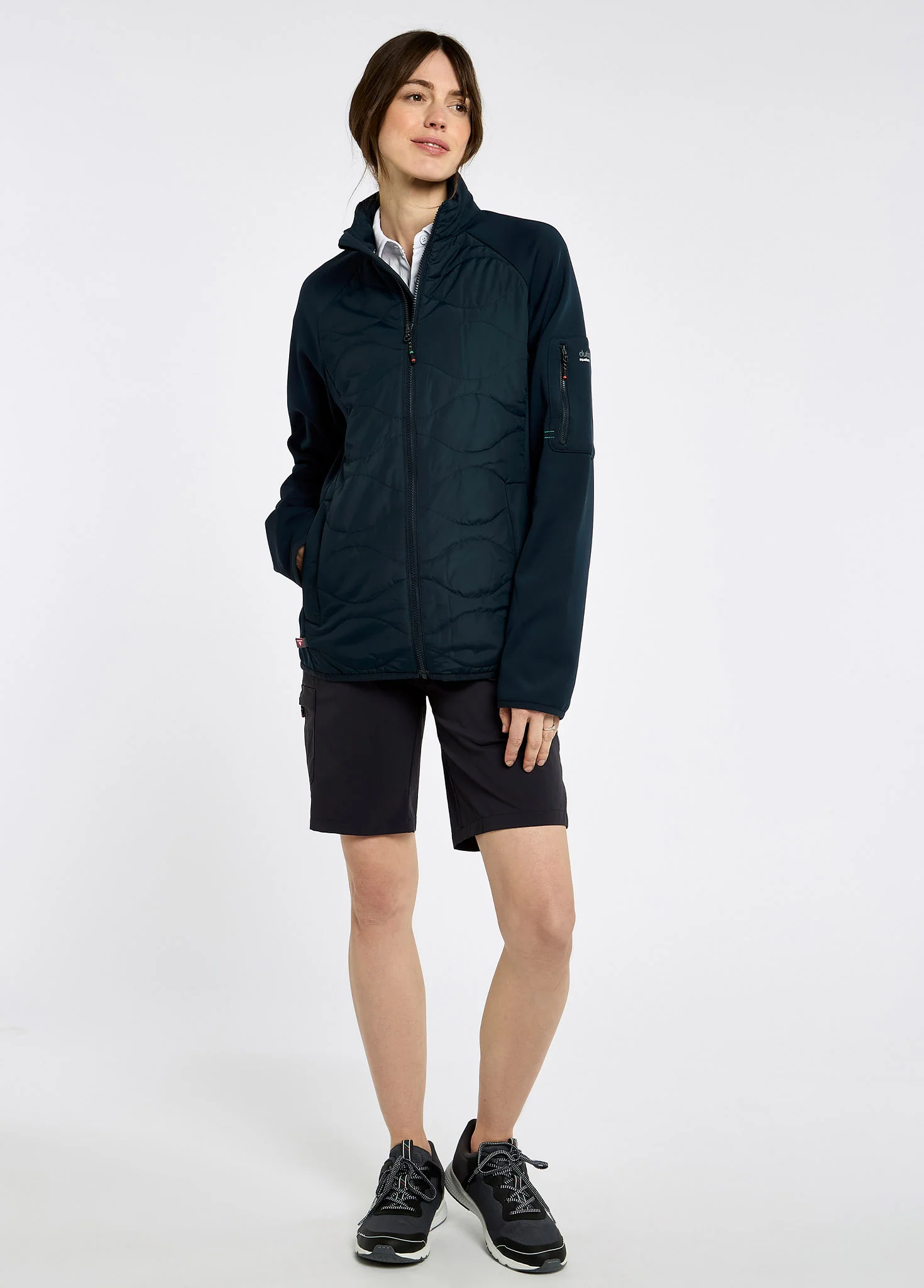 Atlantica Ladies' Hybrid Jacket - Navy