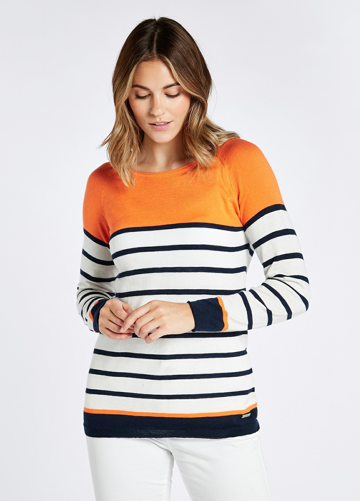 Dubarry Glenties Sweater Women's Knitwear White