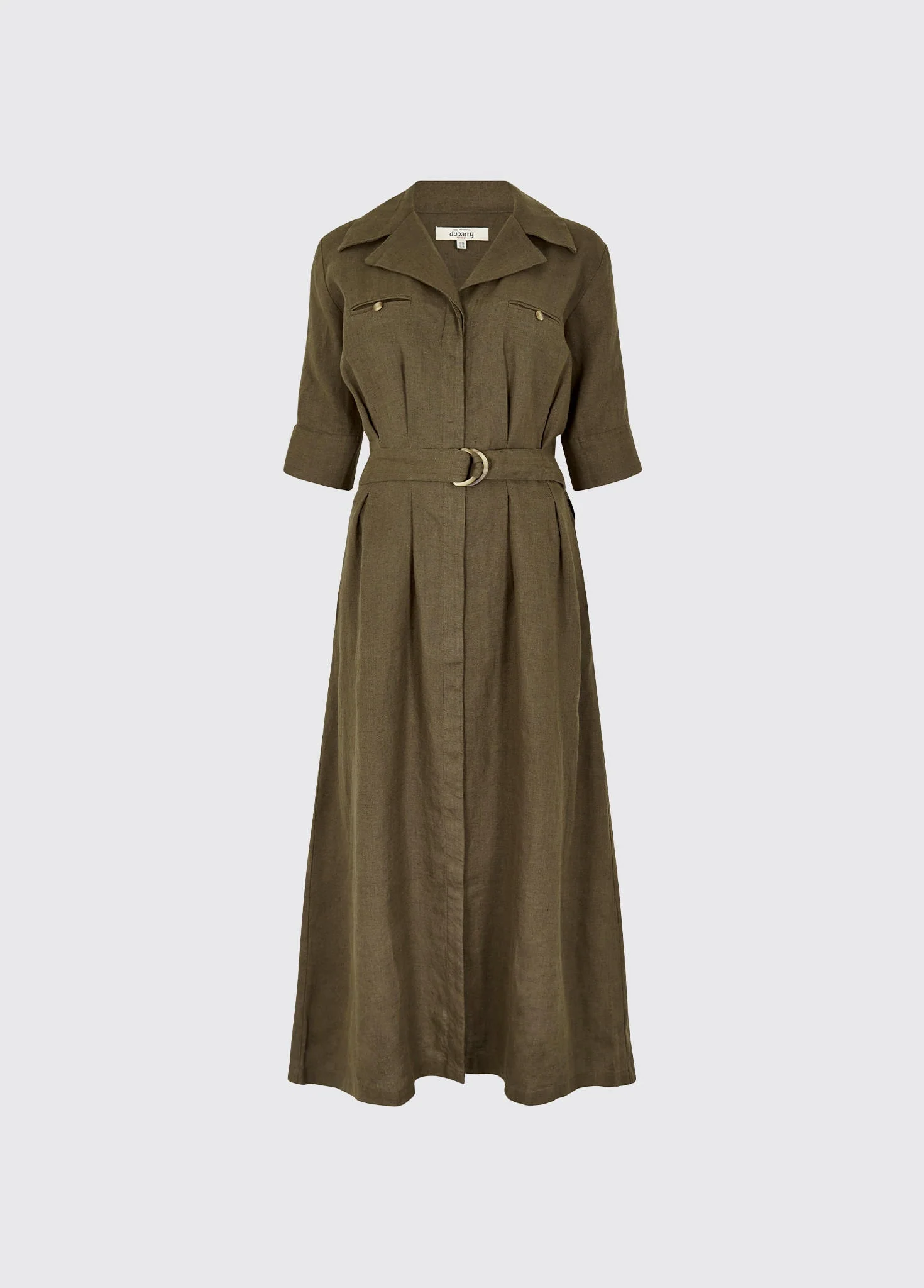Gaynor Ladies' Linen Dress - Khaki