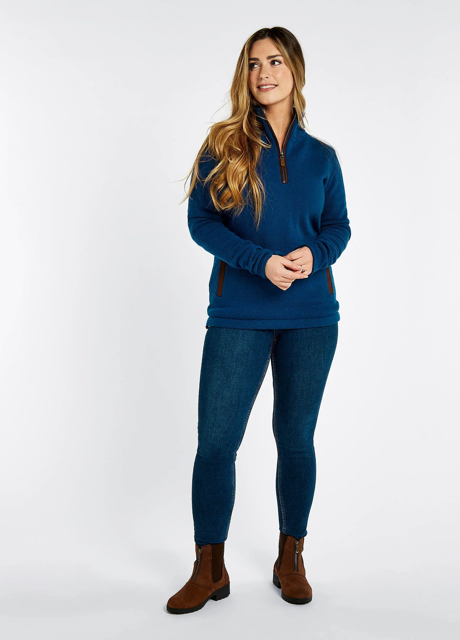Morrisey Women's Windproof Sweater - Peacock Blue