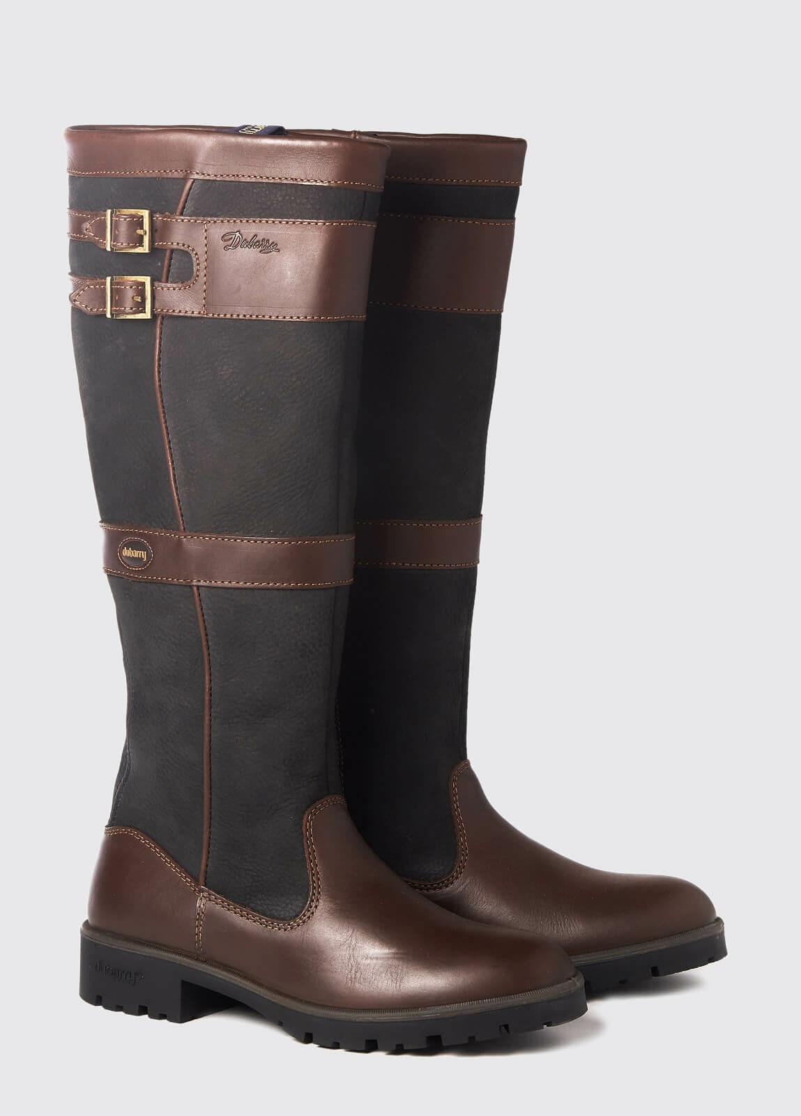 Dubarry Longford Women's Galway Boots Black / Brown