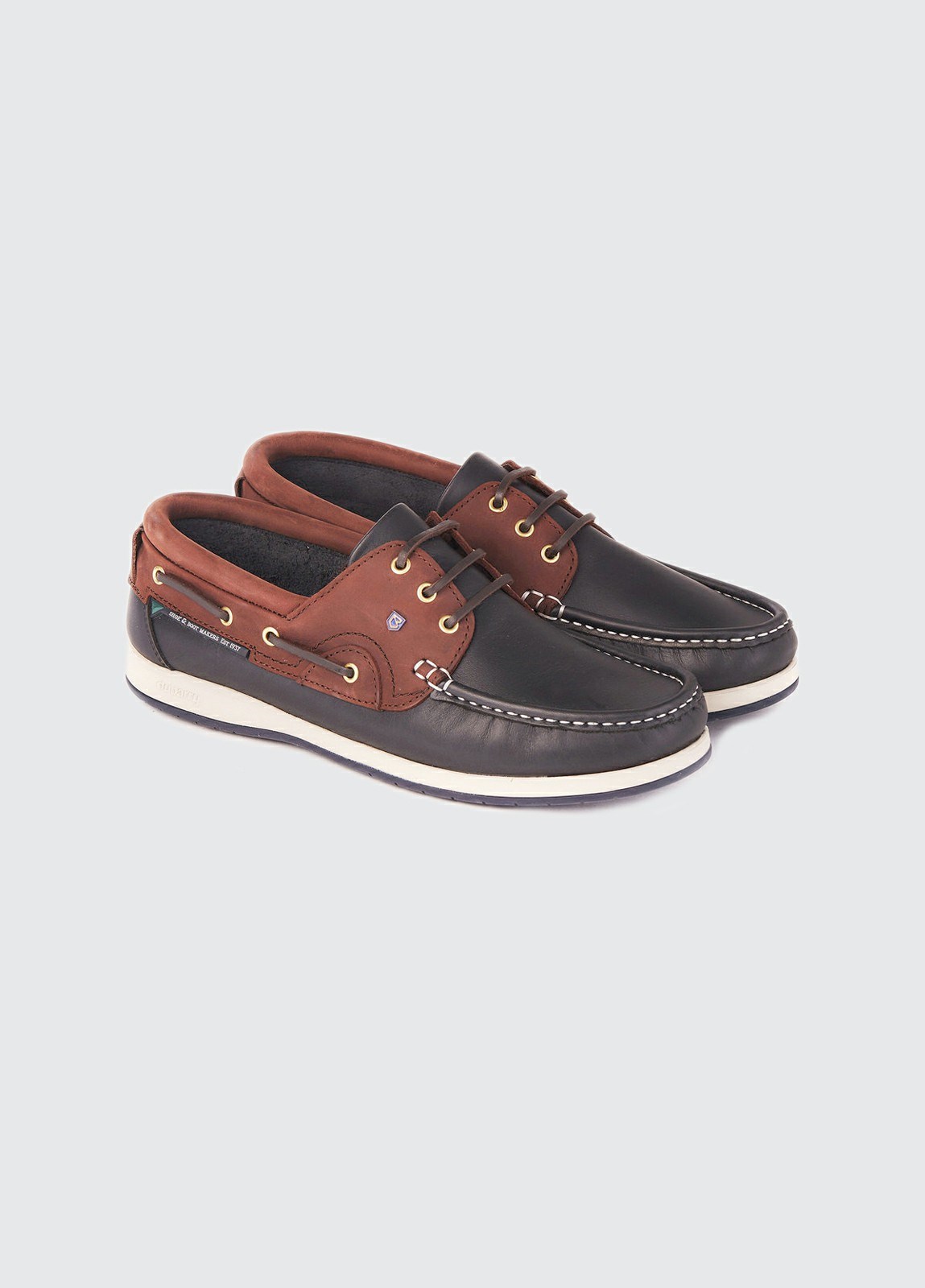 Dubarry Commodore XLT Men's Boat Shoes Navy / Brown
