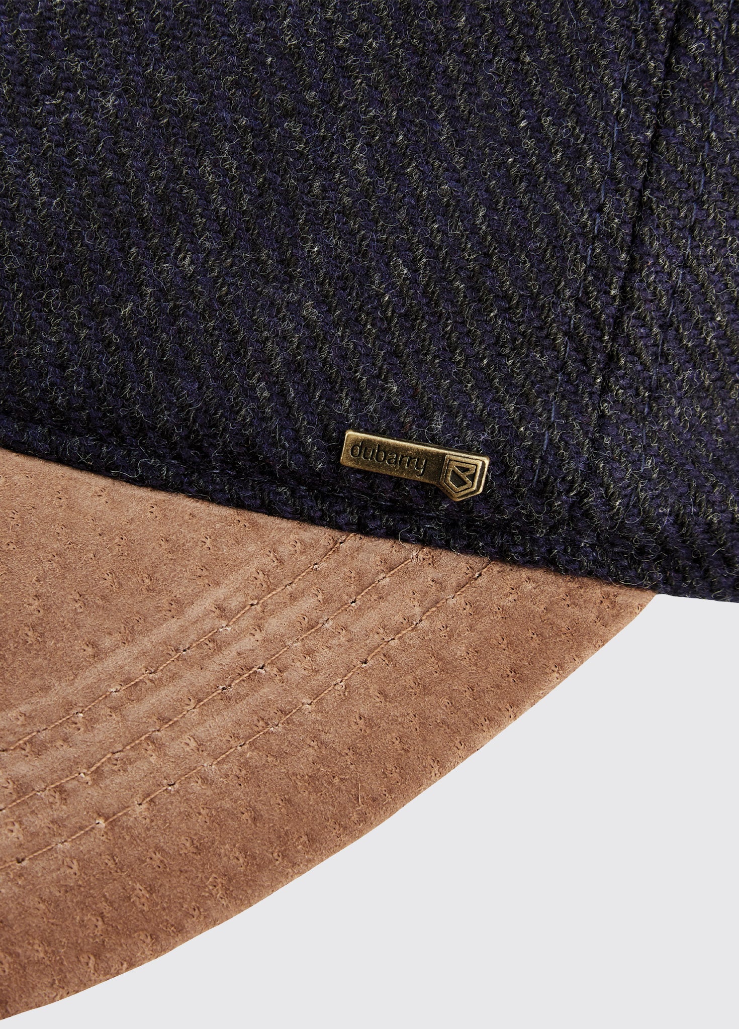 Dowd Mens Tweed Cap - Navy