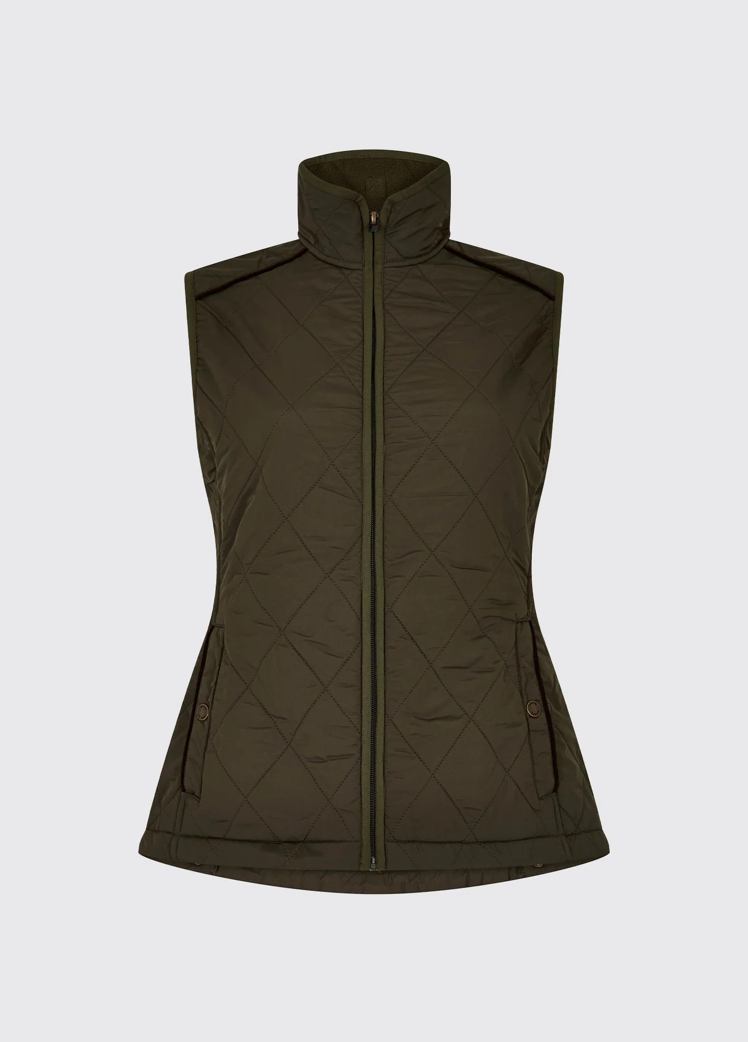 Heywood Ladies' Quilted Vest - Olive