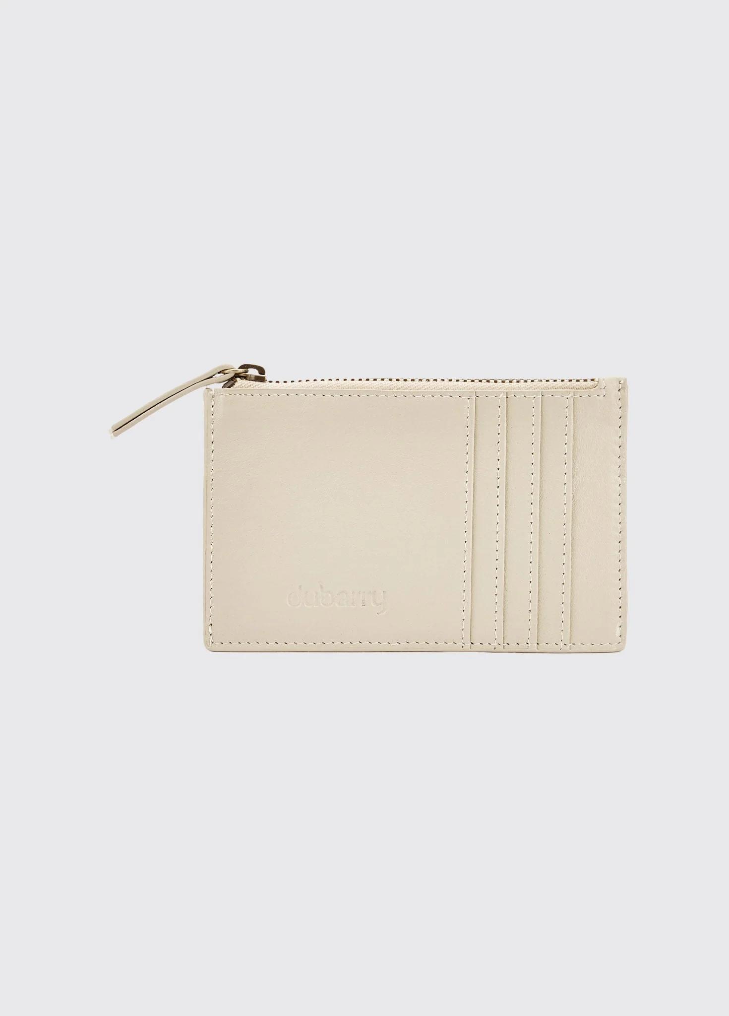 Broomhill Leather cardholder - Oyster