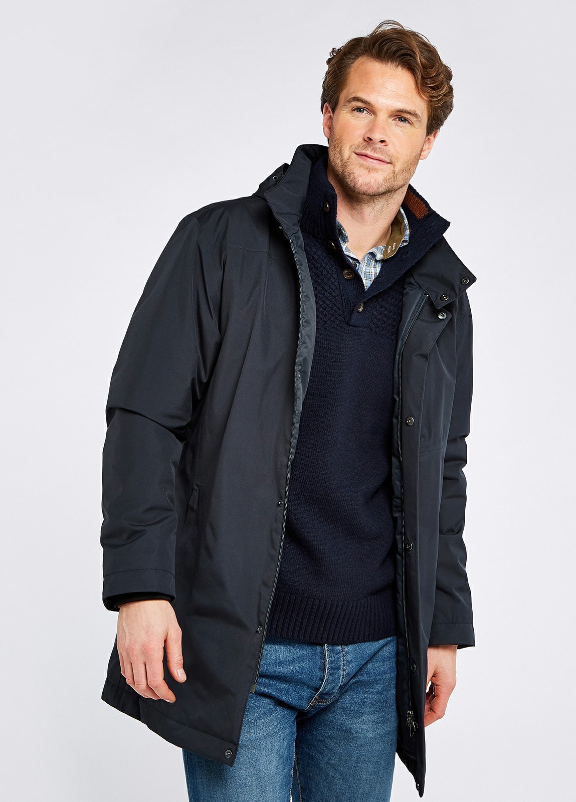 Dubarry Blackstairs Waterproof Men's Jackets Navy