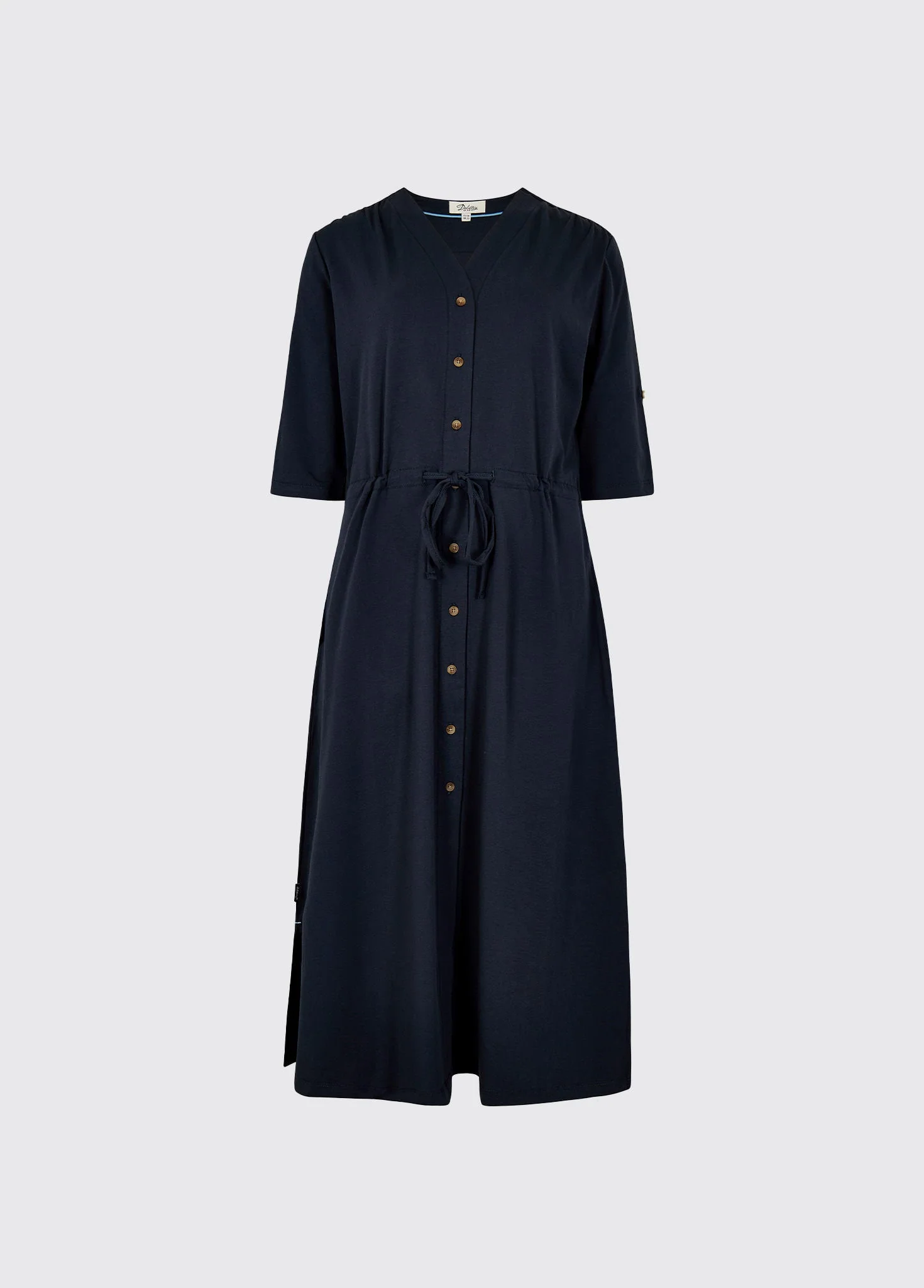 Hanlon Ladies' midi length shirt dress - Navy