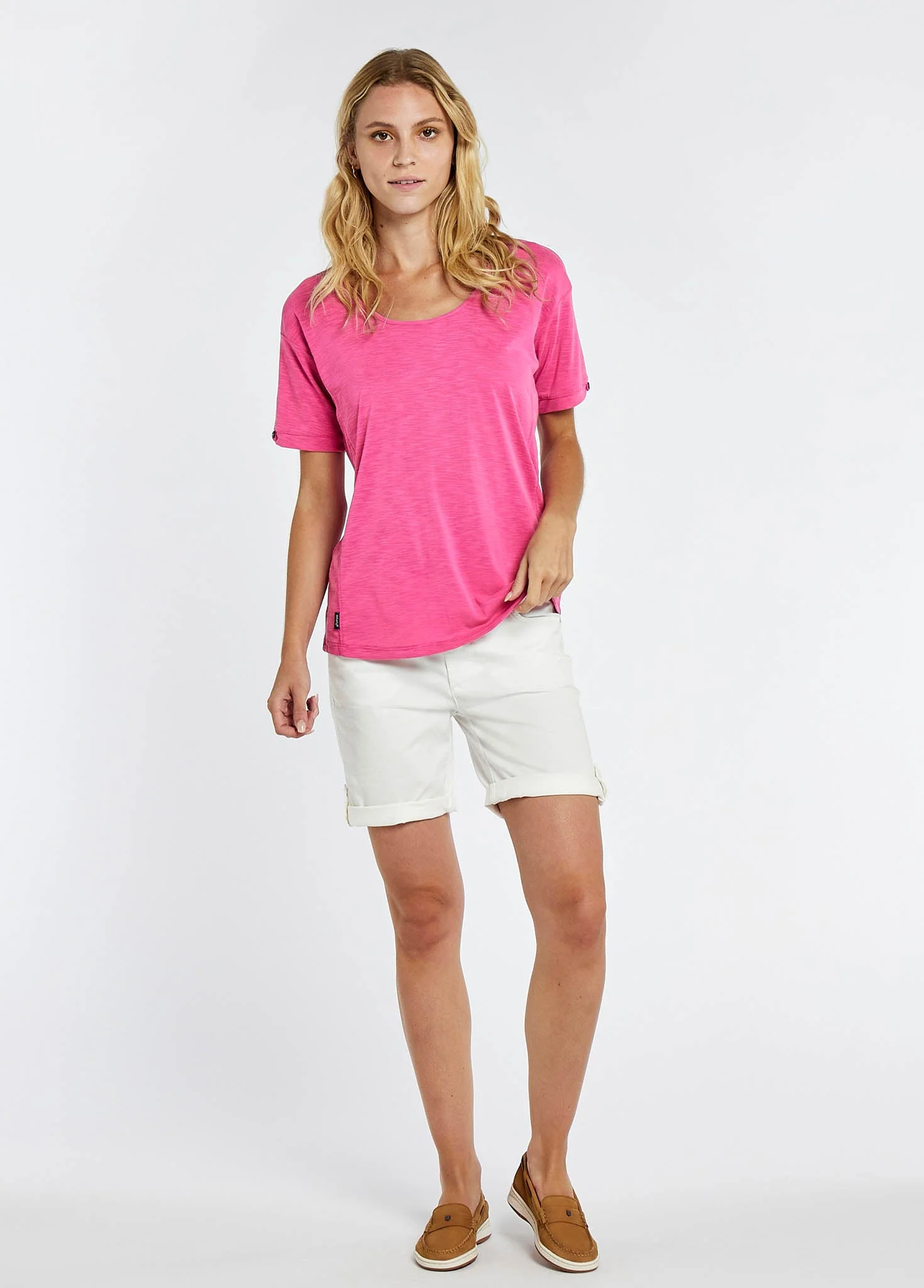 Cloyne Short Sleeved Top - Cerise
