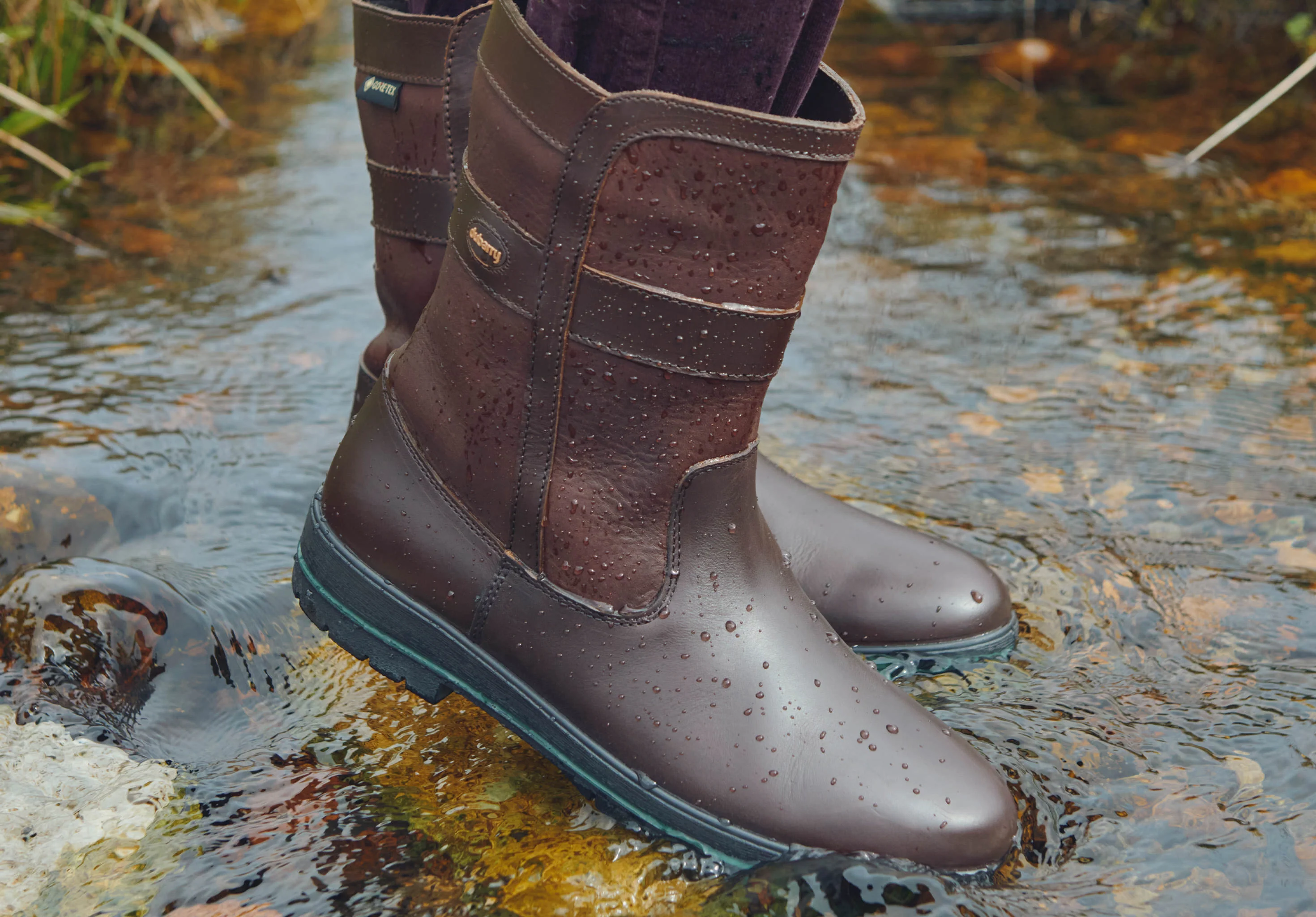 Roscommon Men's Short Rain Boot - Mocha