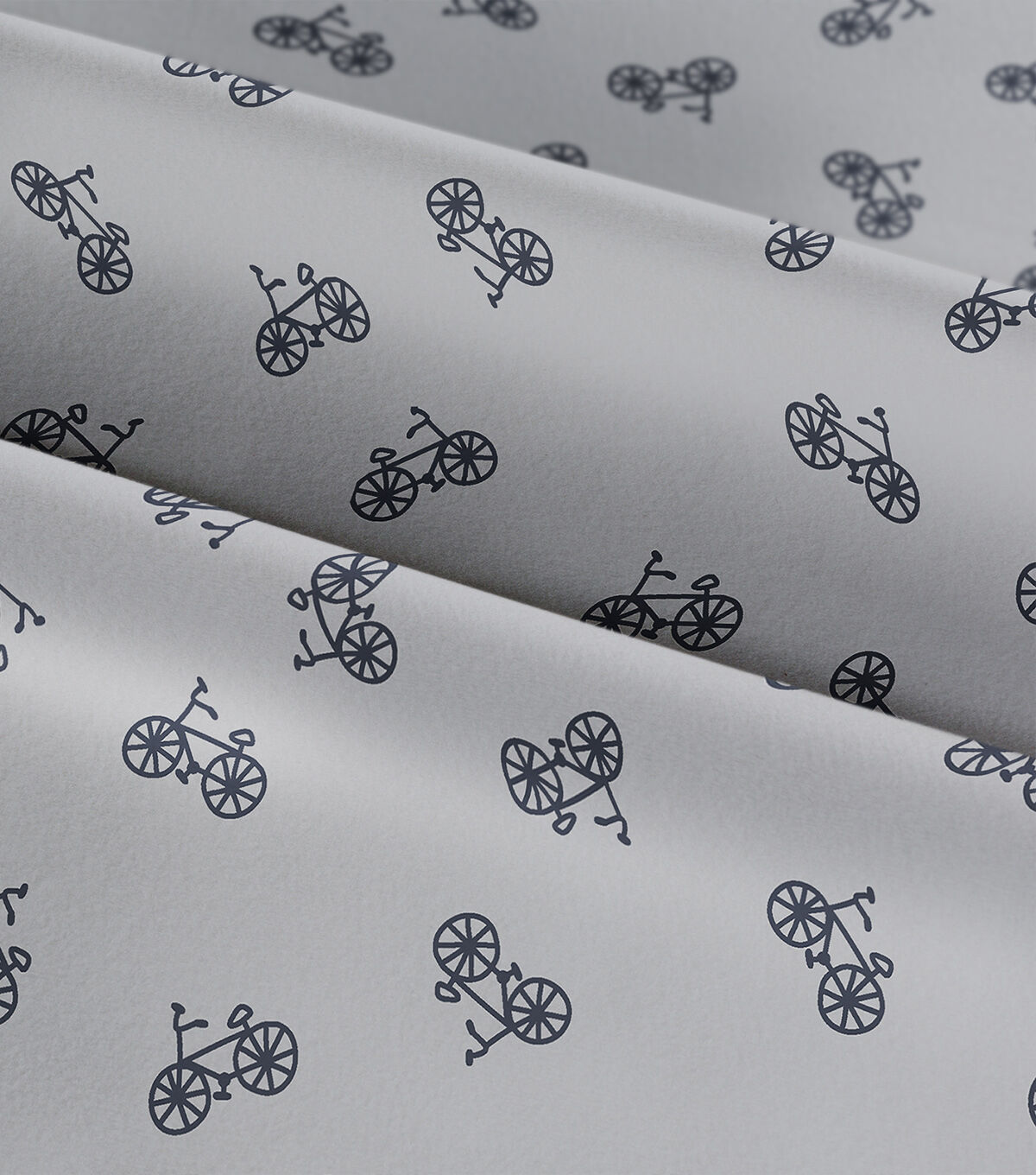 Bicycle Tossed Super Snuggle Flannel Fabric