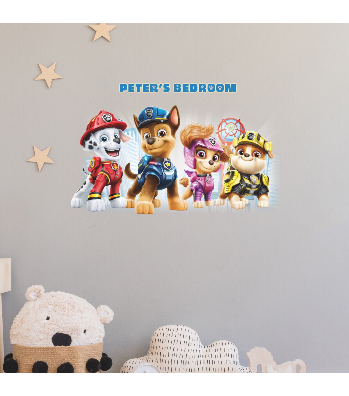 RoomMates Paw Patrol Peel & Stick Giant Wall Decal Wallpaper