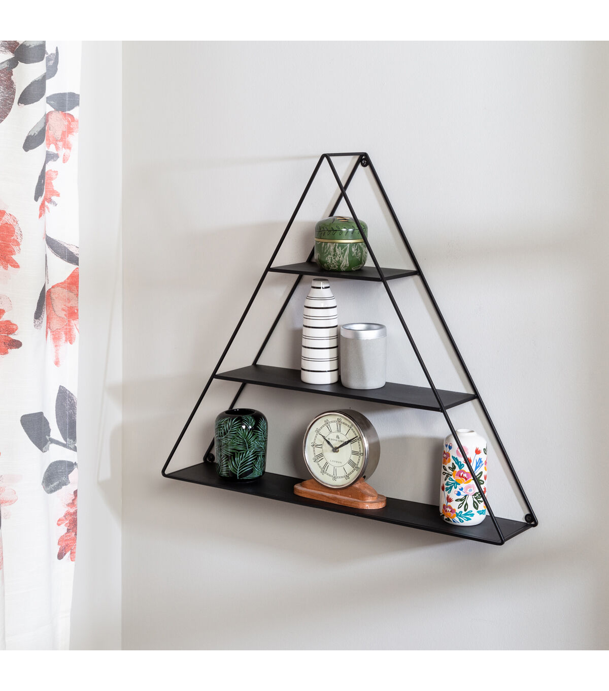 Honey Can Do Three Tiered Traingle Decorative Shelf